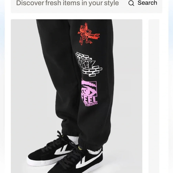 Feel Nothing All Eyesz Sweatpant Black size small NWOT - Picture 11 of 14
